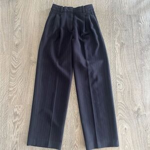 Babaton Black Pinstripe Women's Trousers
